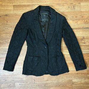 Guess Black Tailored Blazer